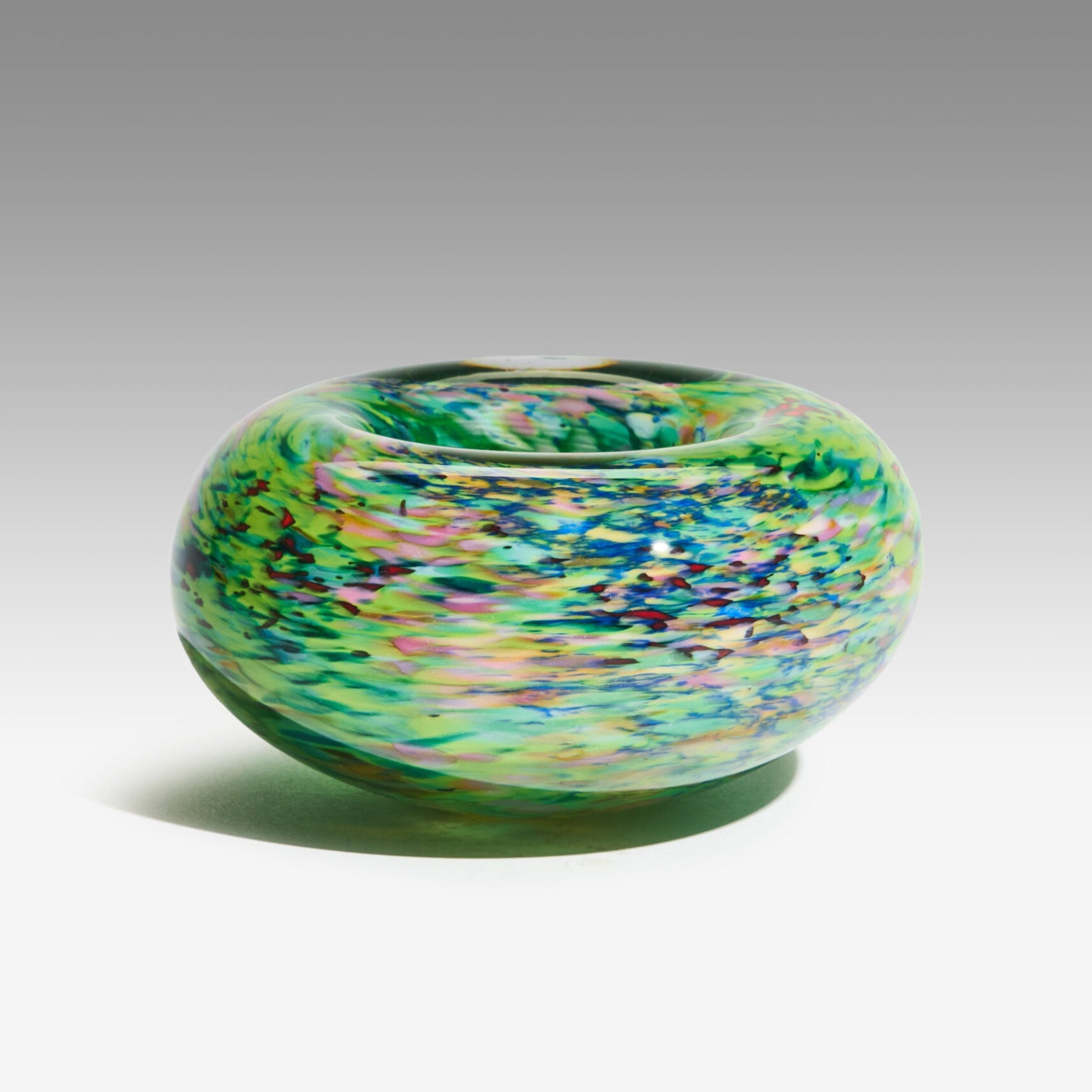 Monet small Roll Top Bowl by Peter Layton