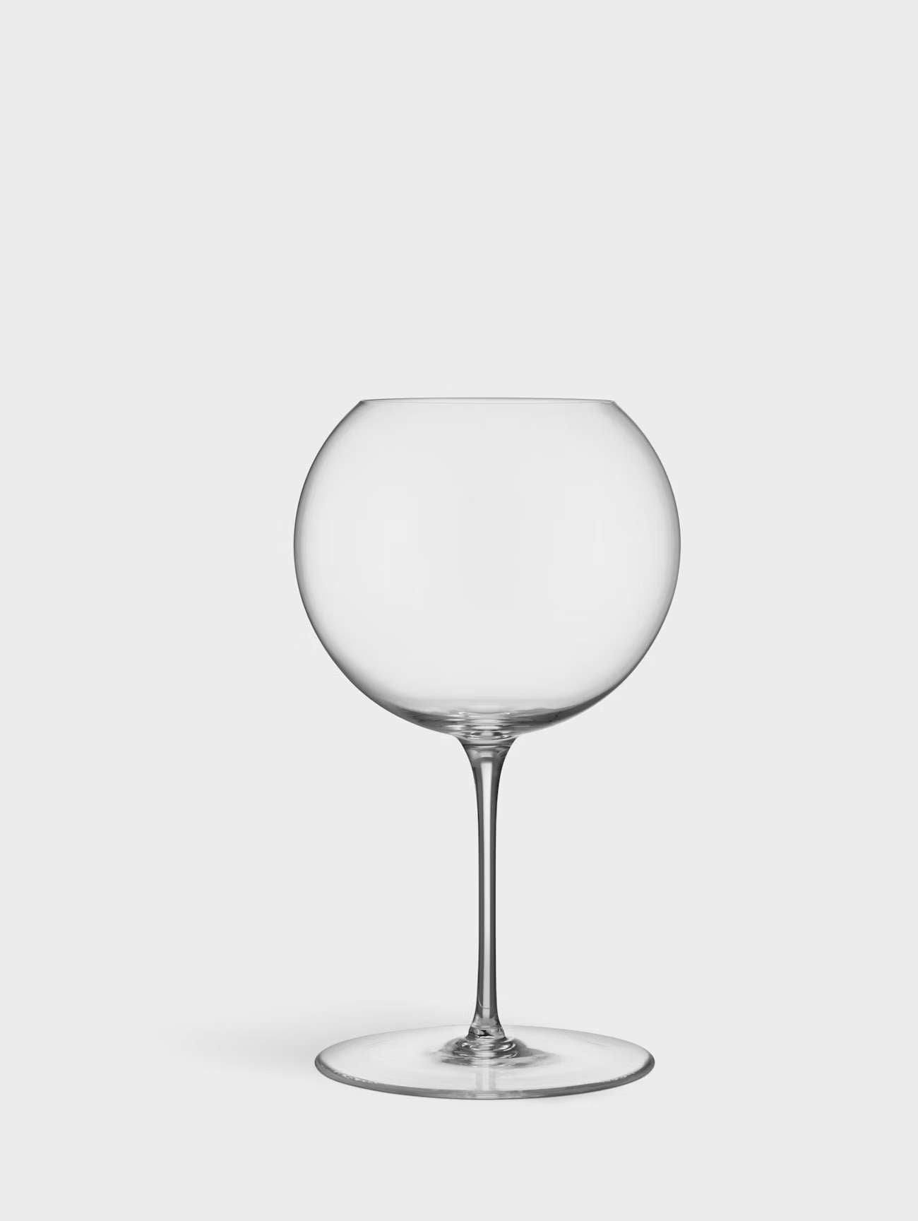 Orrefors Geometry red wine glass
