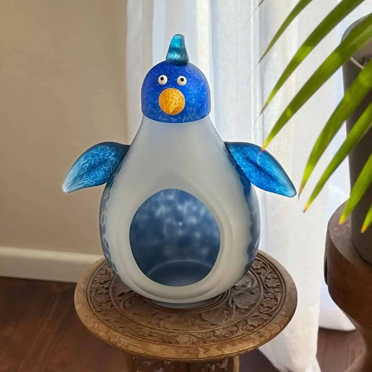 Huggy blue - white