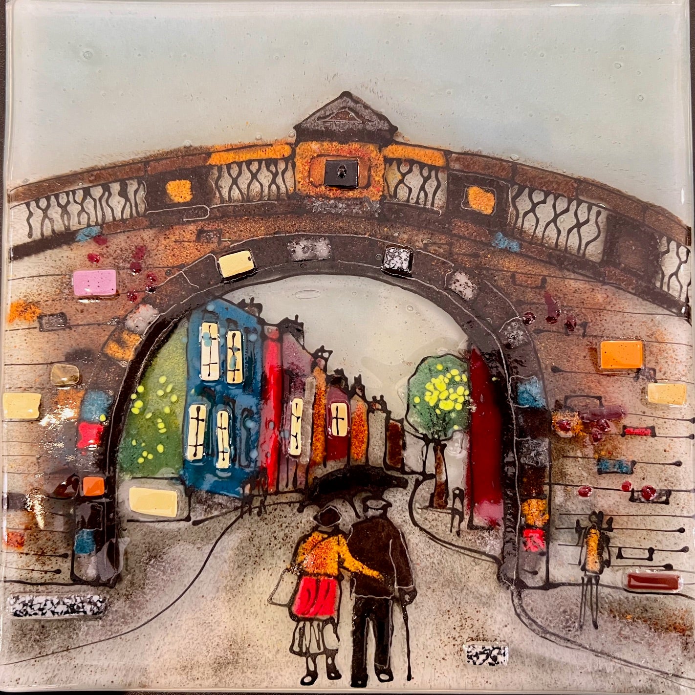 Emma Wood - Postcards - Bridge Street - Grey Sky