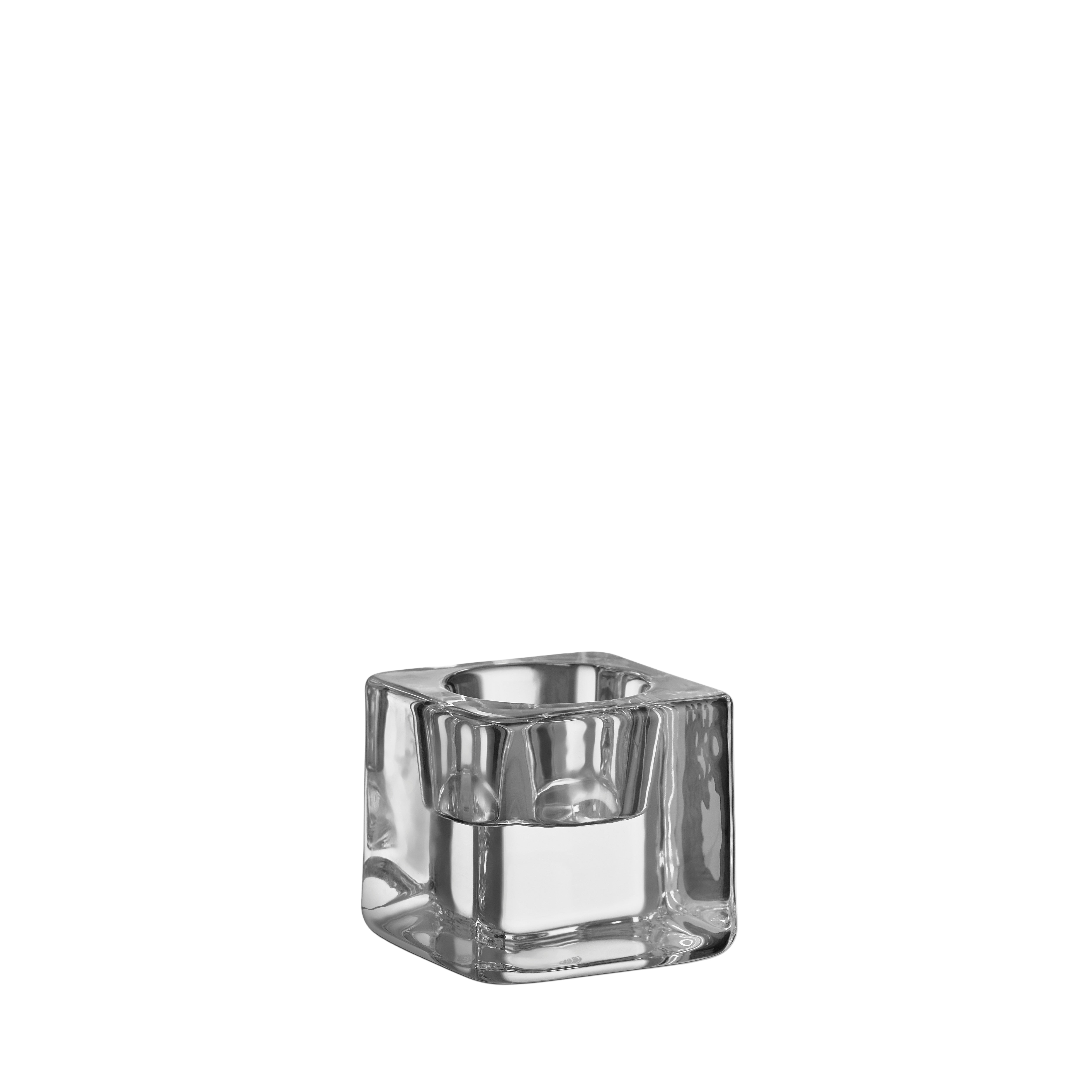 Orrefors Ice Cube tea light cl.