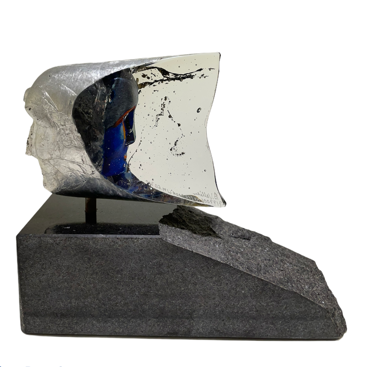 Janus blue limited edition by Bertil Vallien
