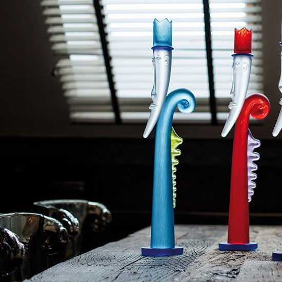 King Candlestick blue
