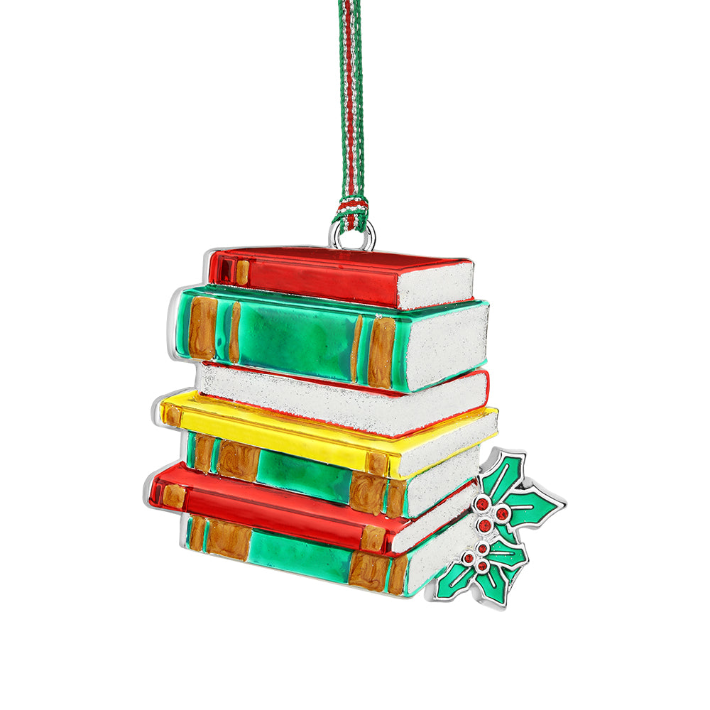 Christmas Book Stack tree decoration - NEW