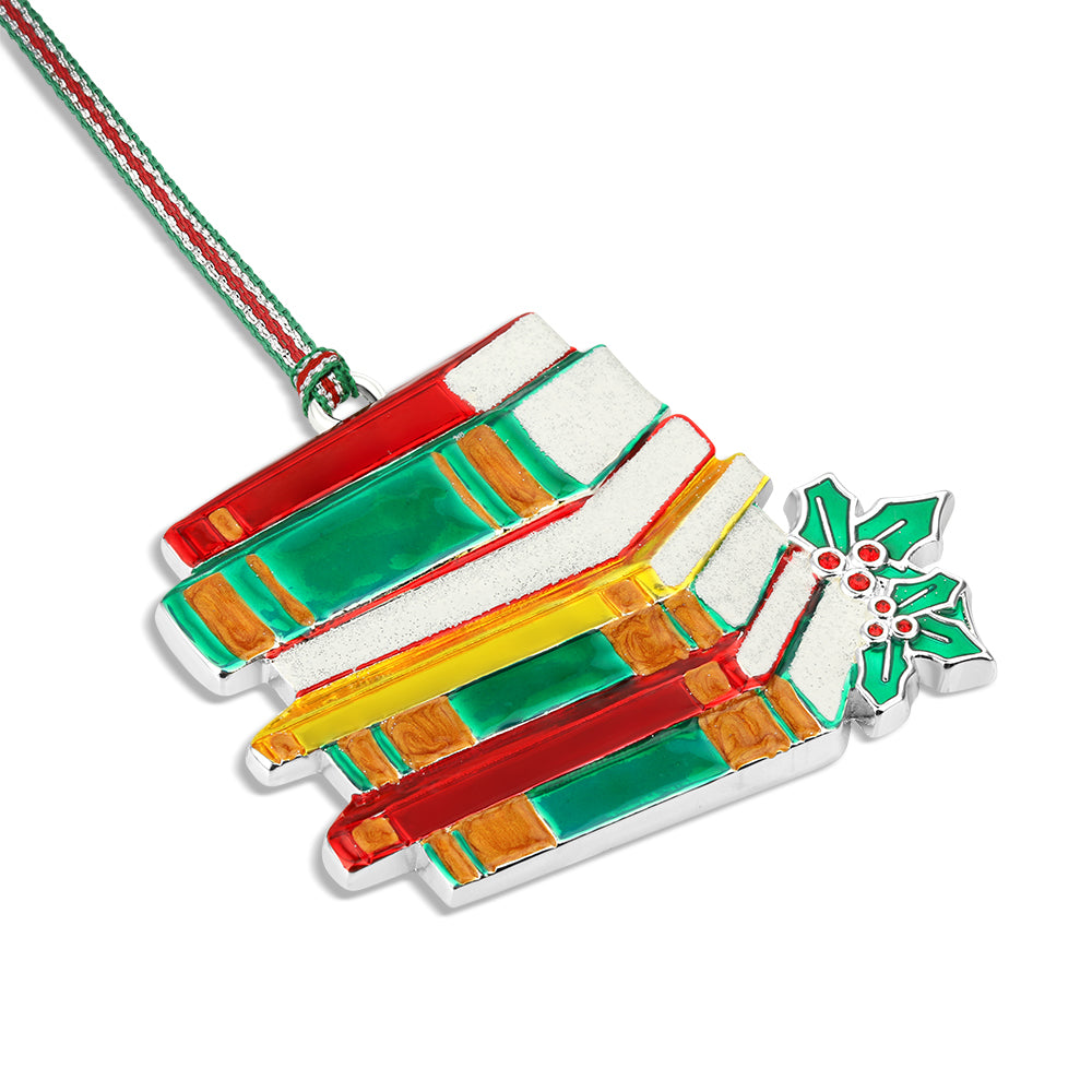 Christmas Book Stack tree decoration - NEW