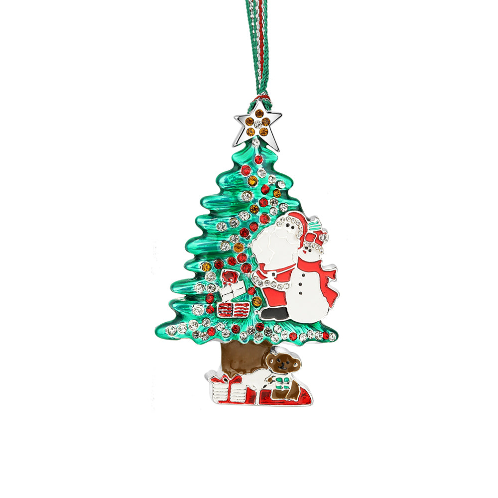 Christmas Santa & Snowman tree decoration - NEW