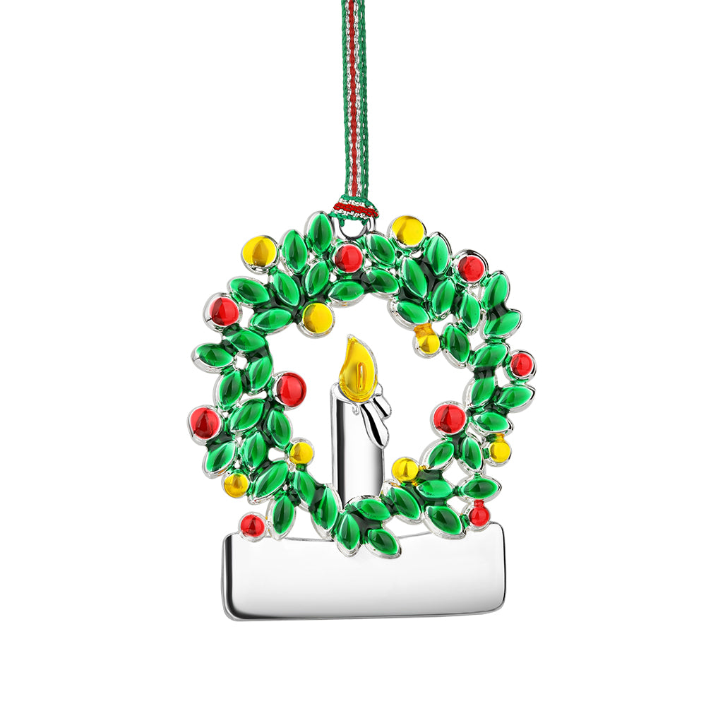Christmas Wreath with Candle tree decoration - NEW