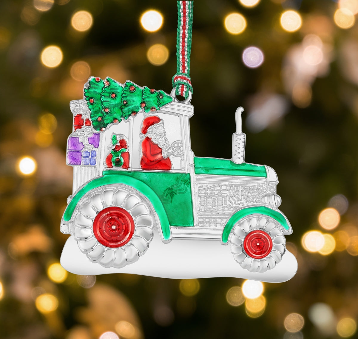 Christmas Tractor tree decoration - NEW