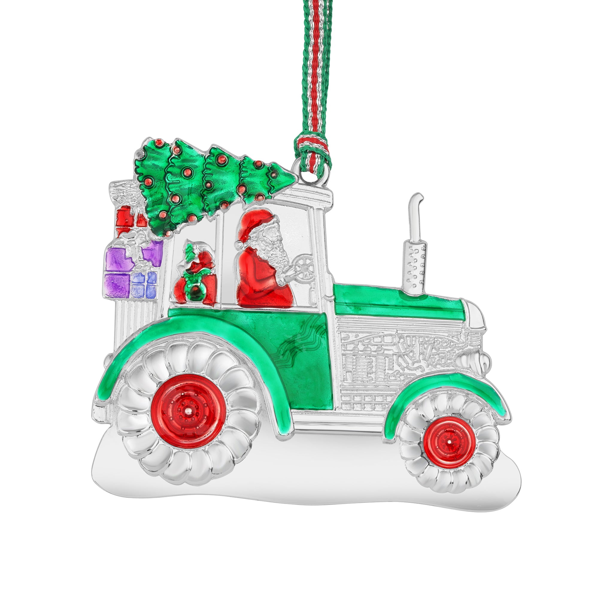 Christmas Tractor tree decoration - NEW