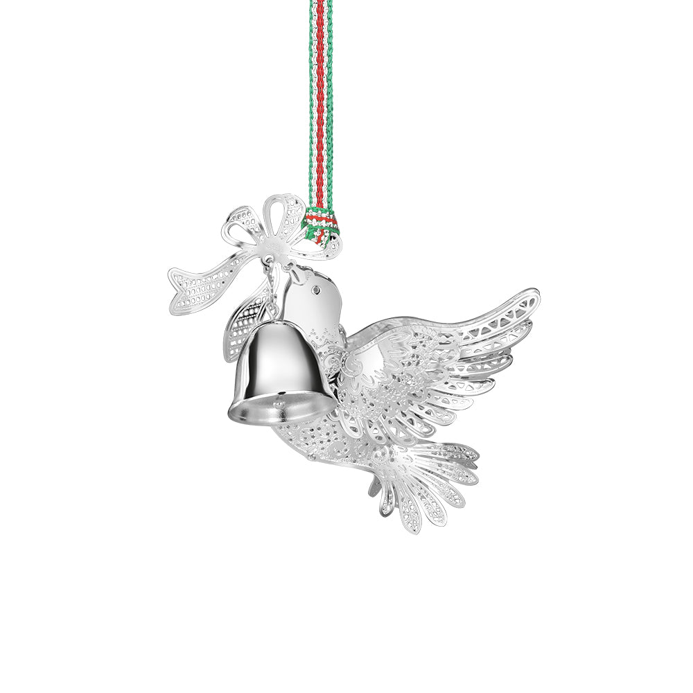 Christmas Dove with bell tree decoration - NEW