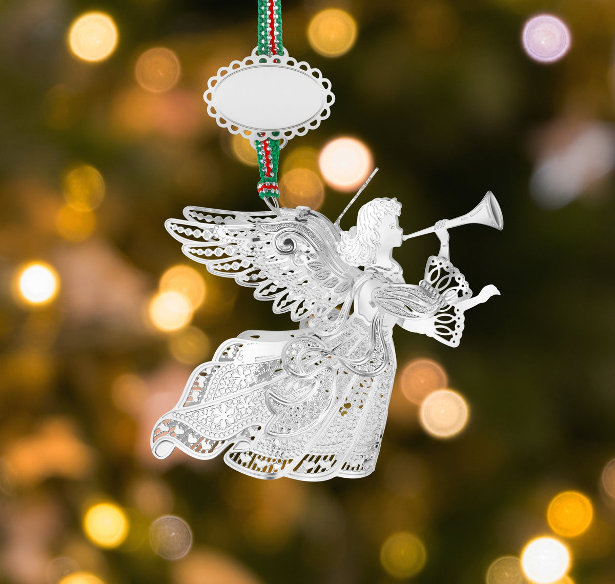 Christmas Angel with Trumpet tree decoration - NEW