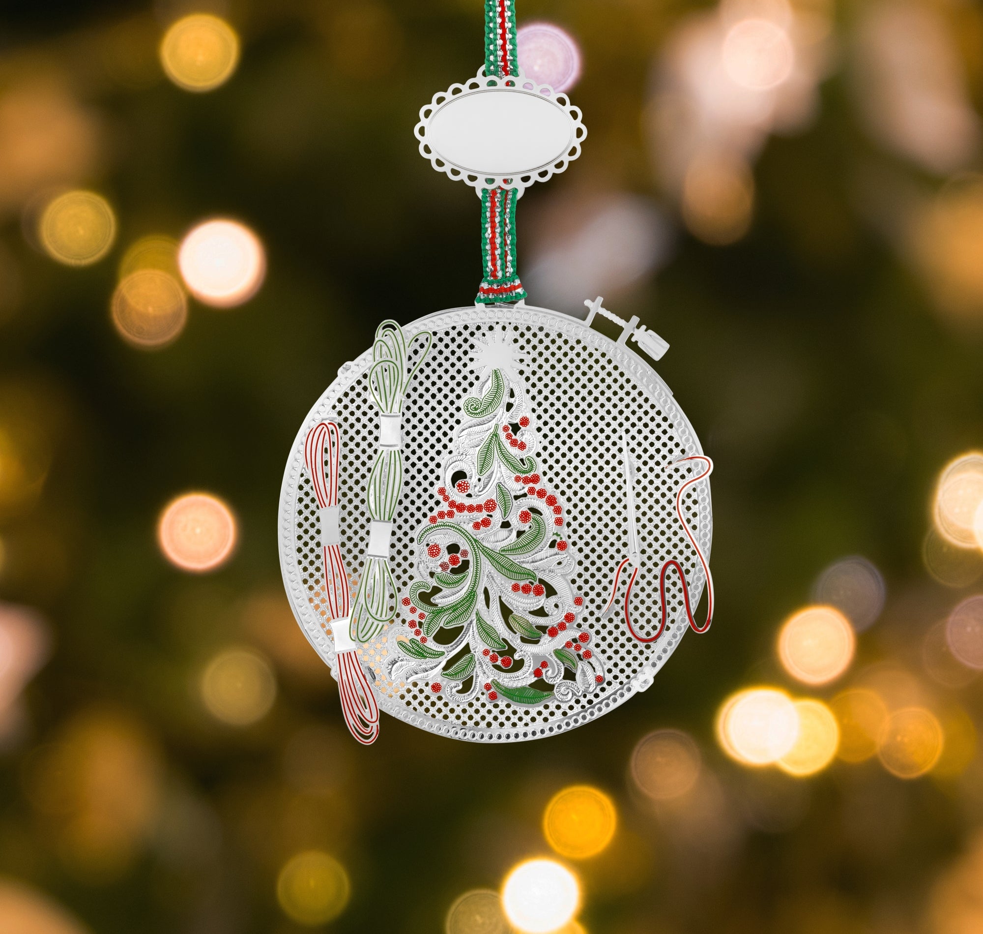 Christmas Embroidery shop tree decoration _ NEW