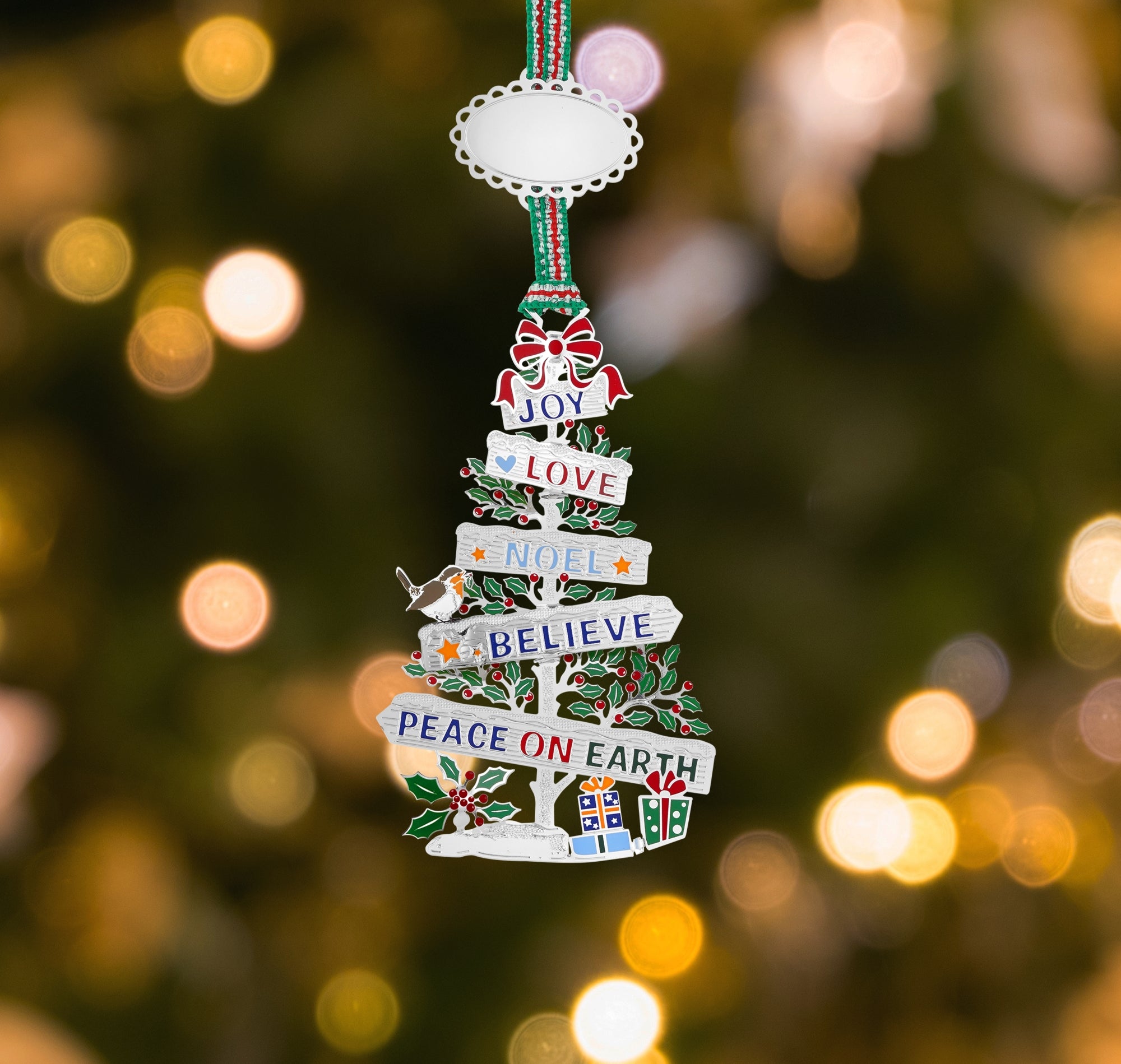 Christmas Piece on Earth tree decoration - NEW
