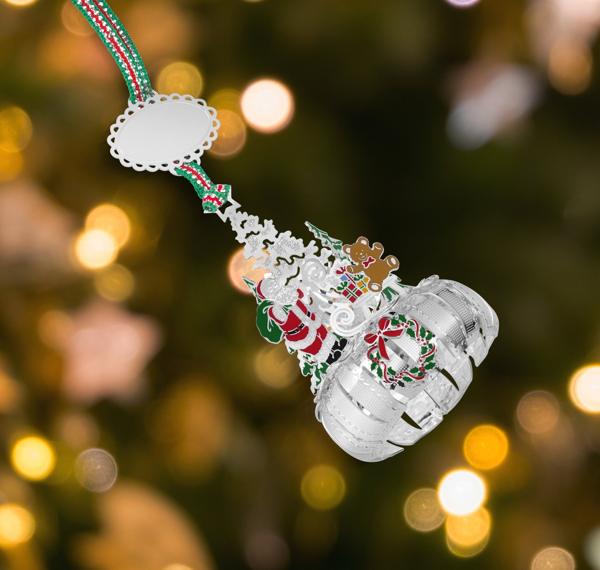 Christmas Santa Carousel tree decoration - NEW