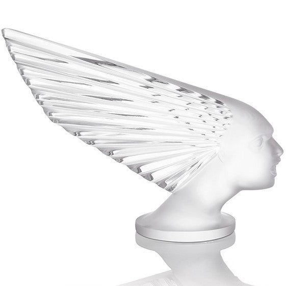 Lalique Victoire glass car mascot sculpture