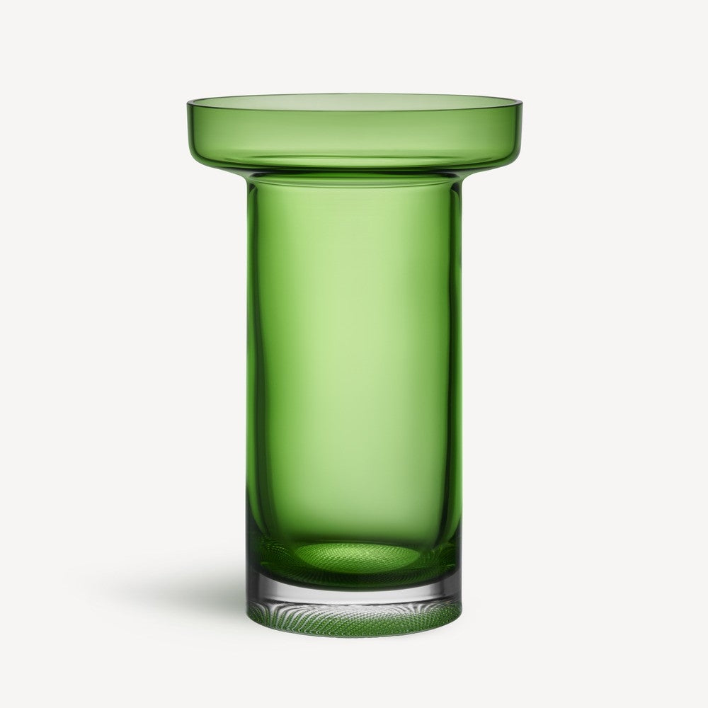 Kosta Boda Limelight Vase Green Roses