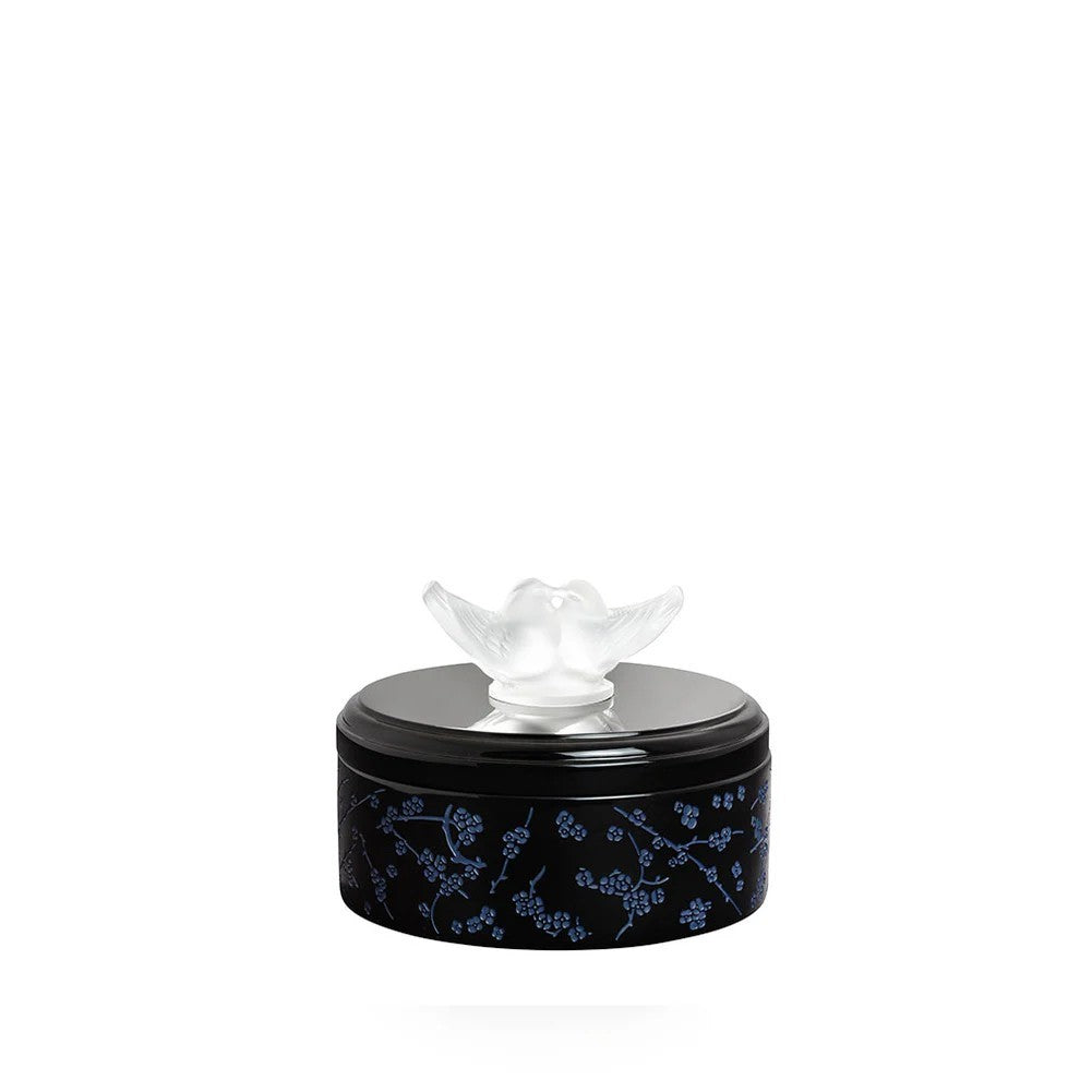 Lalique Fleurs de Cerisier box two lovebirds box