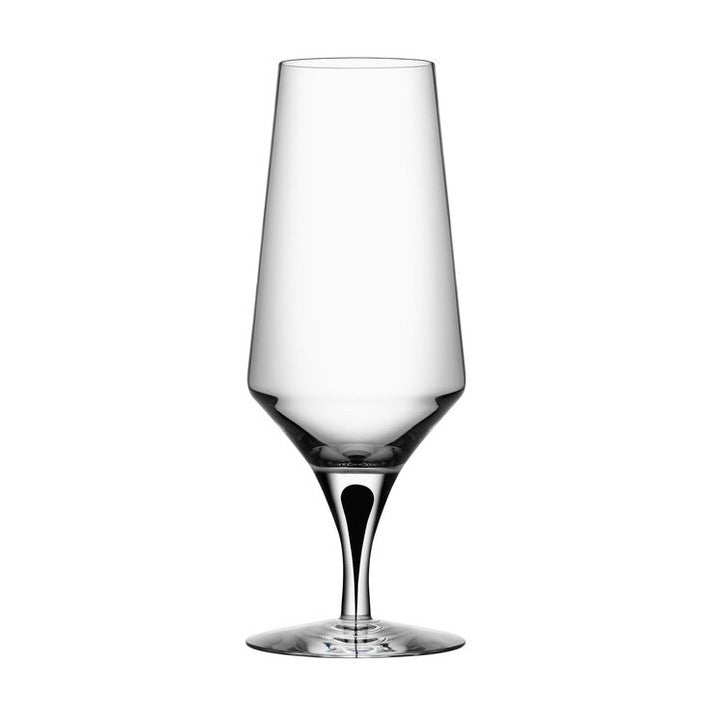 Orrefors Mertopol beer glass handmade in Sweeden