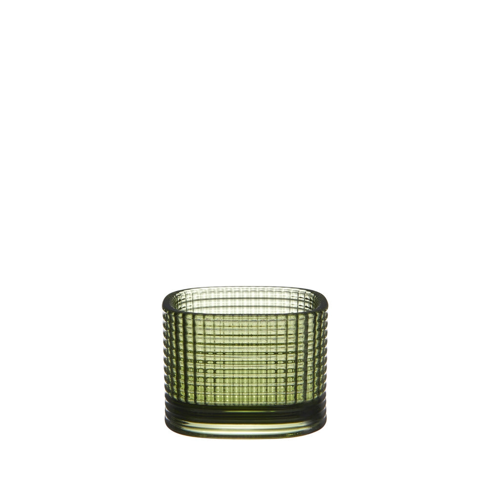 Orrefors Magica votive super circle green 50mm