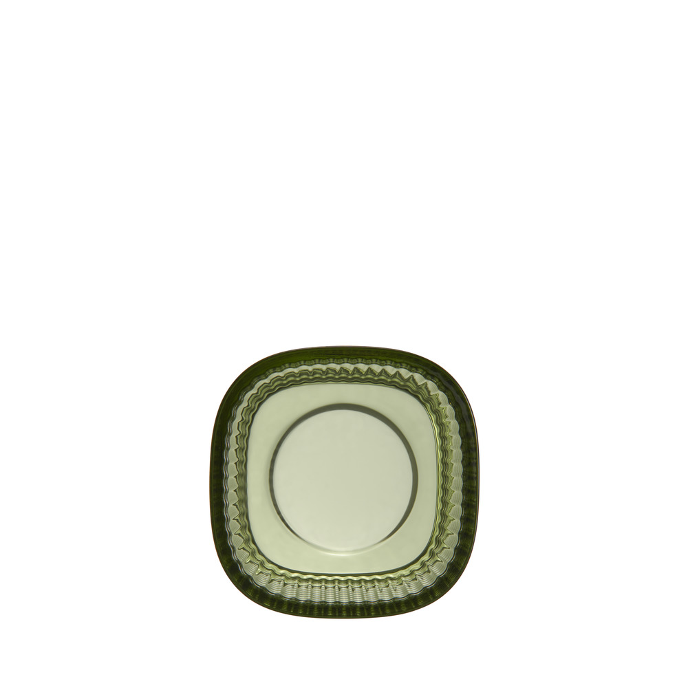 Orrefors Magica votive super circle green 50mm