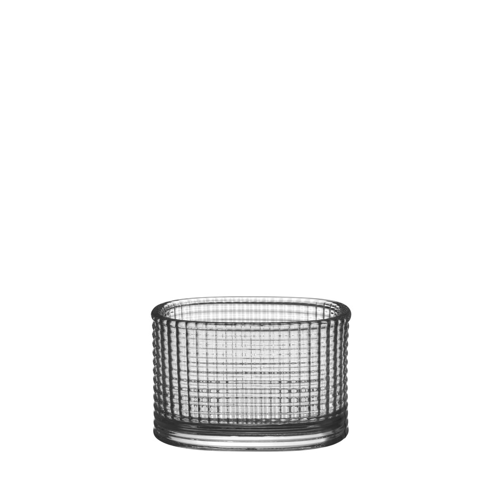 Orrefors Magica votive super ellipse grey 50mm