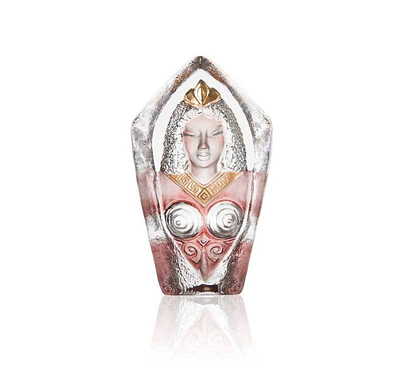 Maleras Freya Wiking glass sculpture designed by Mats Jonasson