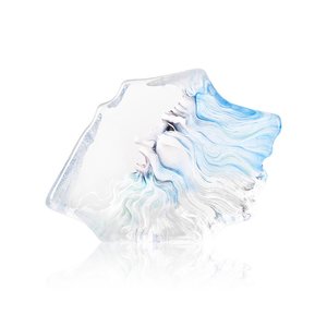 Poseidon glass sculpture by Maleras, Sweden