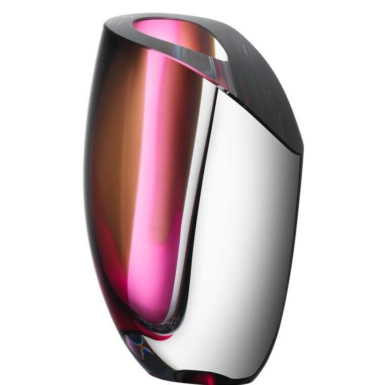 Kosta Boda Mirage XL red olive