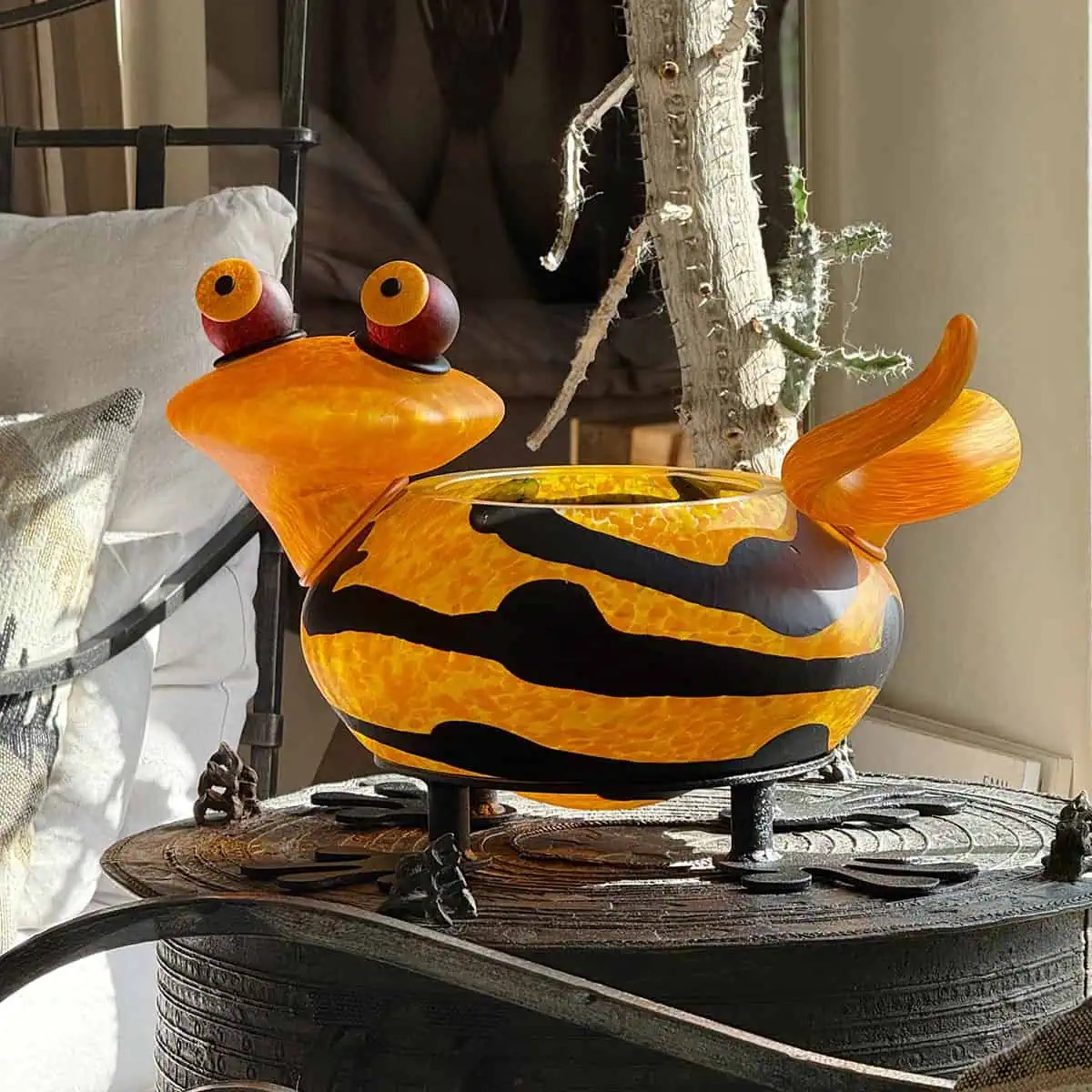 Borowski Glass Monty - The Salamander orange