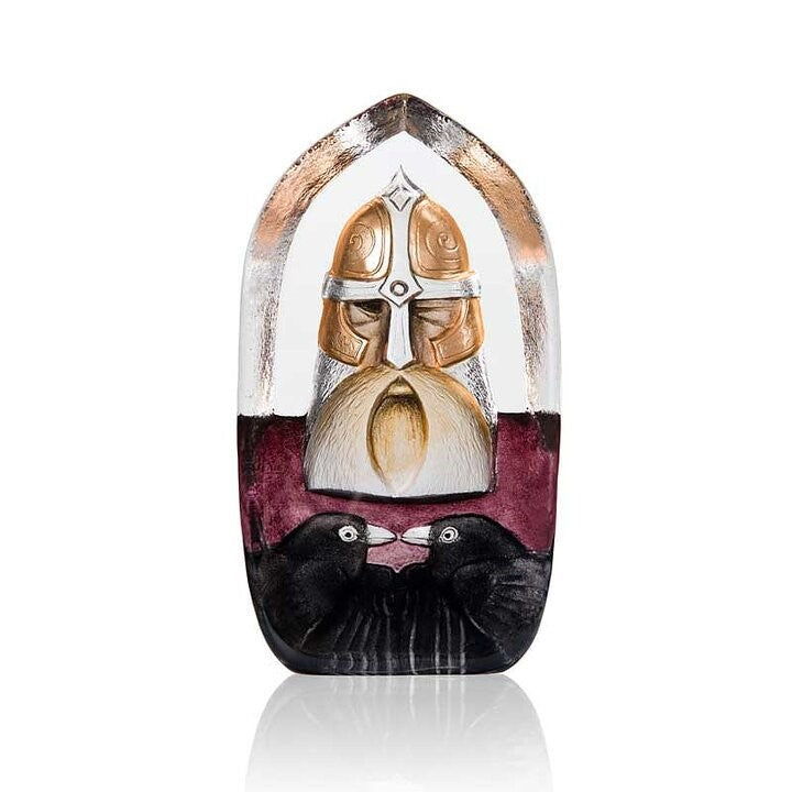 Maleras Odin glass sculpture