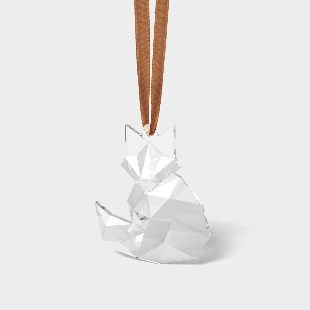 Orrefors Fox Christmas ornament