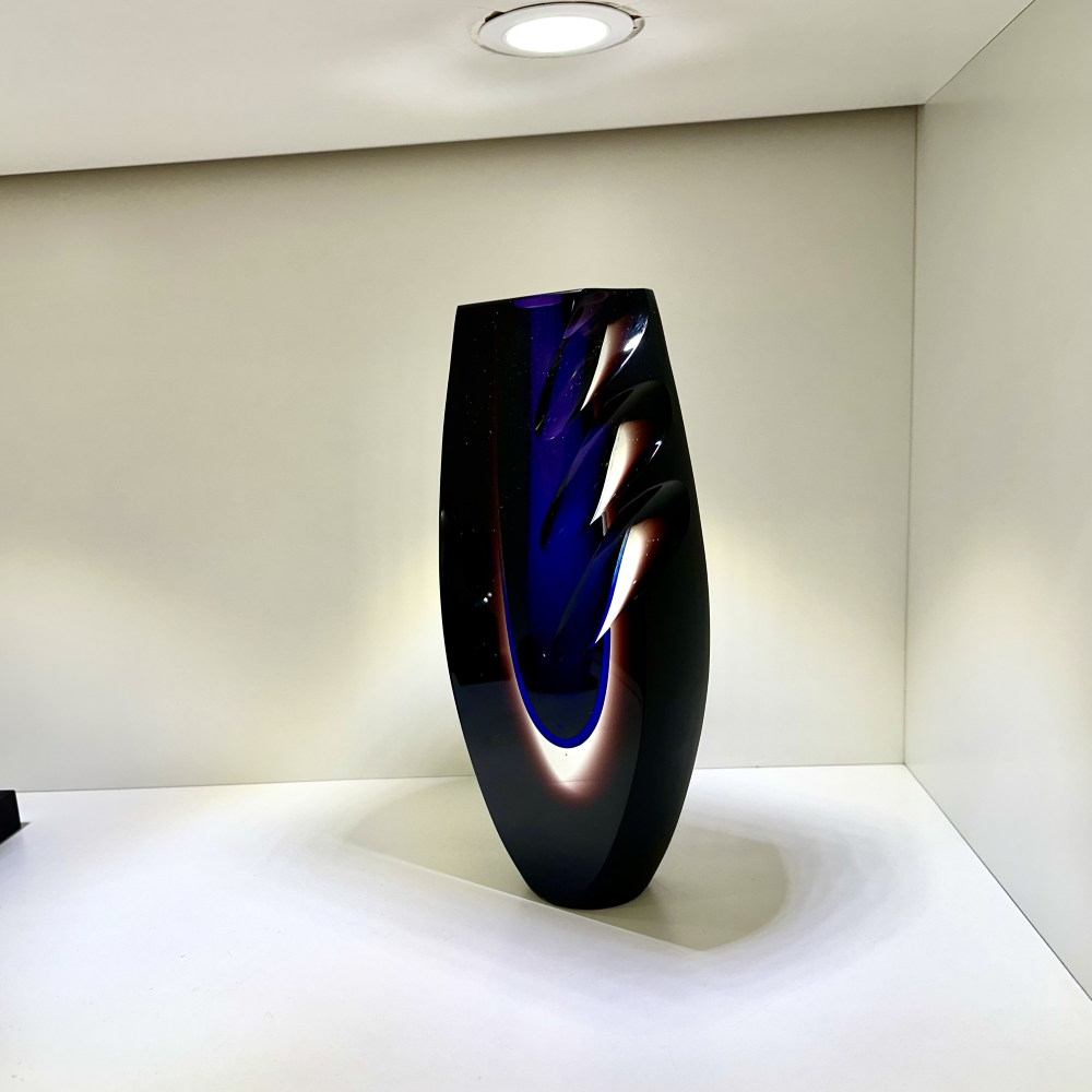 Pavel Havelka Dune violet-blue vase