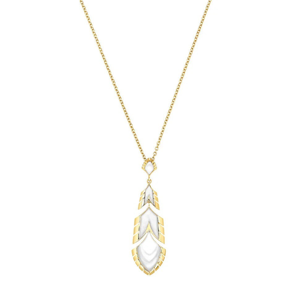 Paon pendant - gold lg.