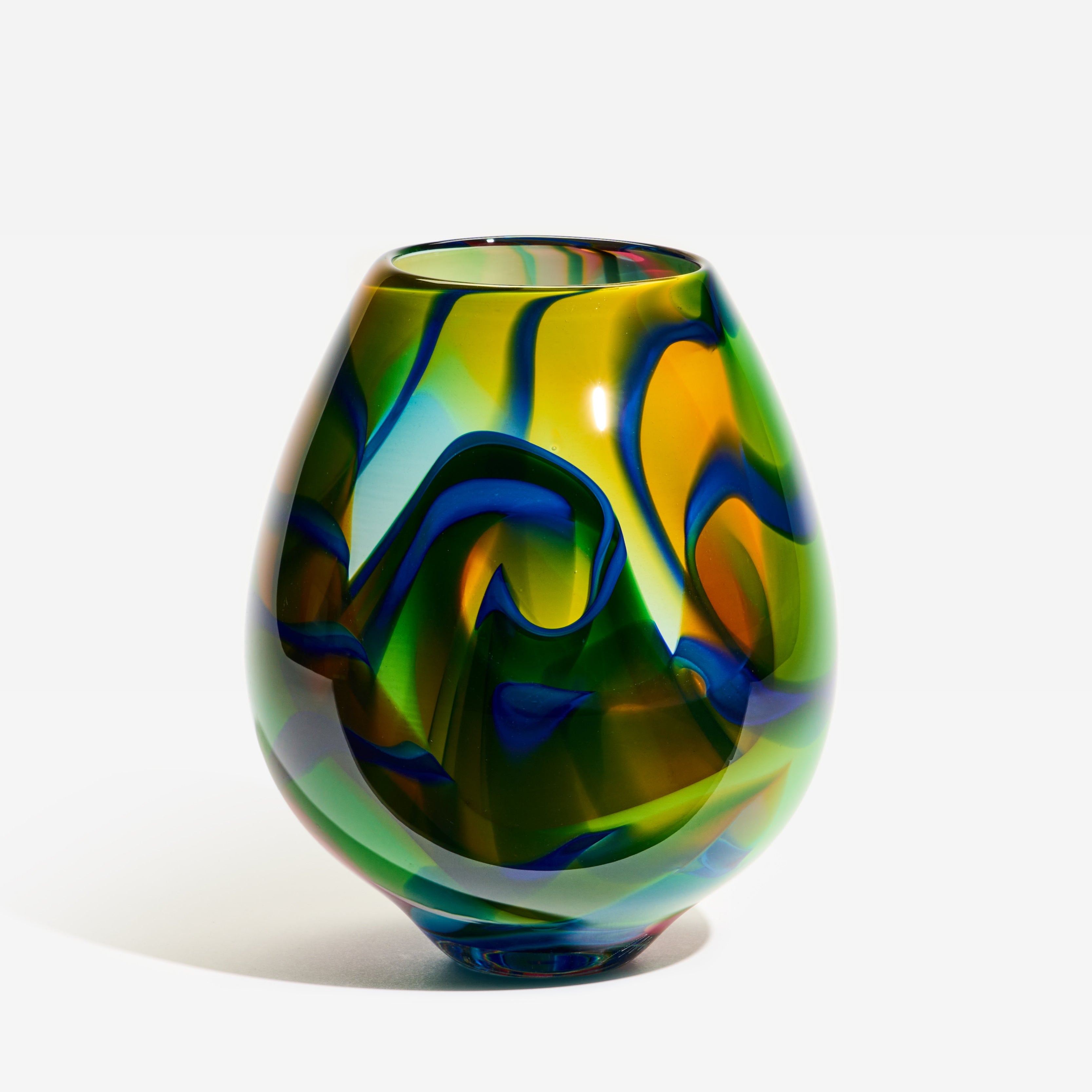 Rainbow Spirale Medium Open Bowl