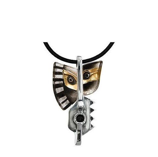 Maleras Rurik necklace in glass and metal by Mats Jonasson