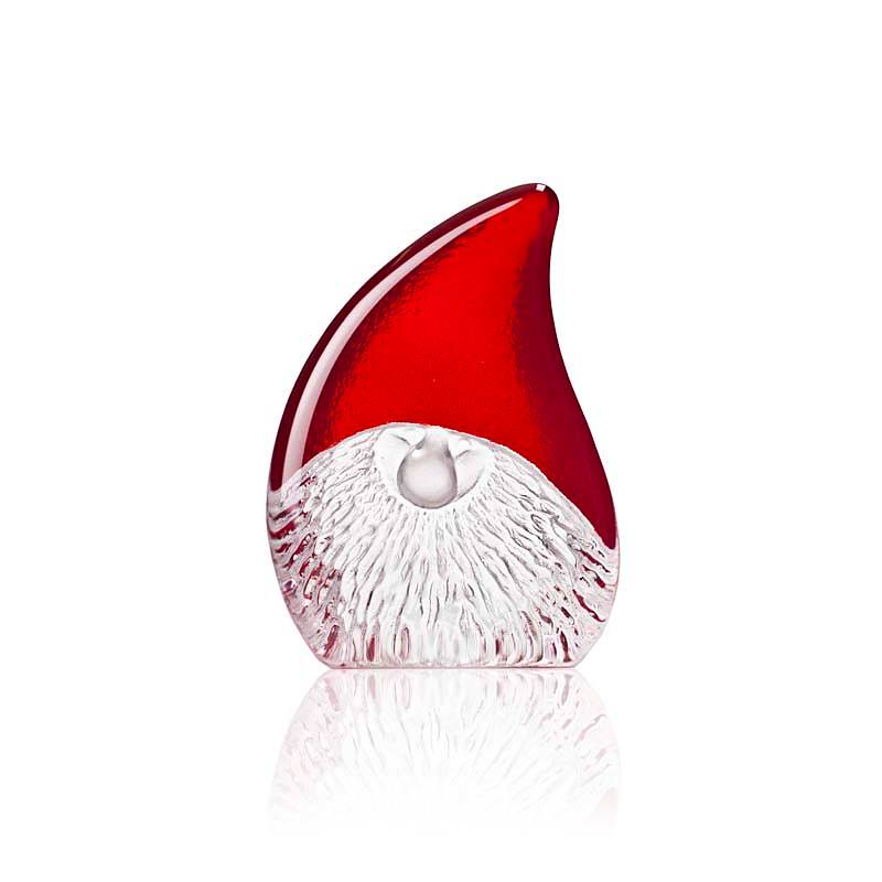 Santa Claus small crystal Christmas decoration