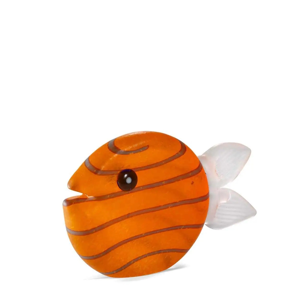 Borowski Glass Snippy Tall Orange