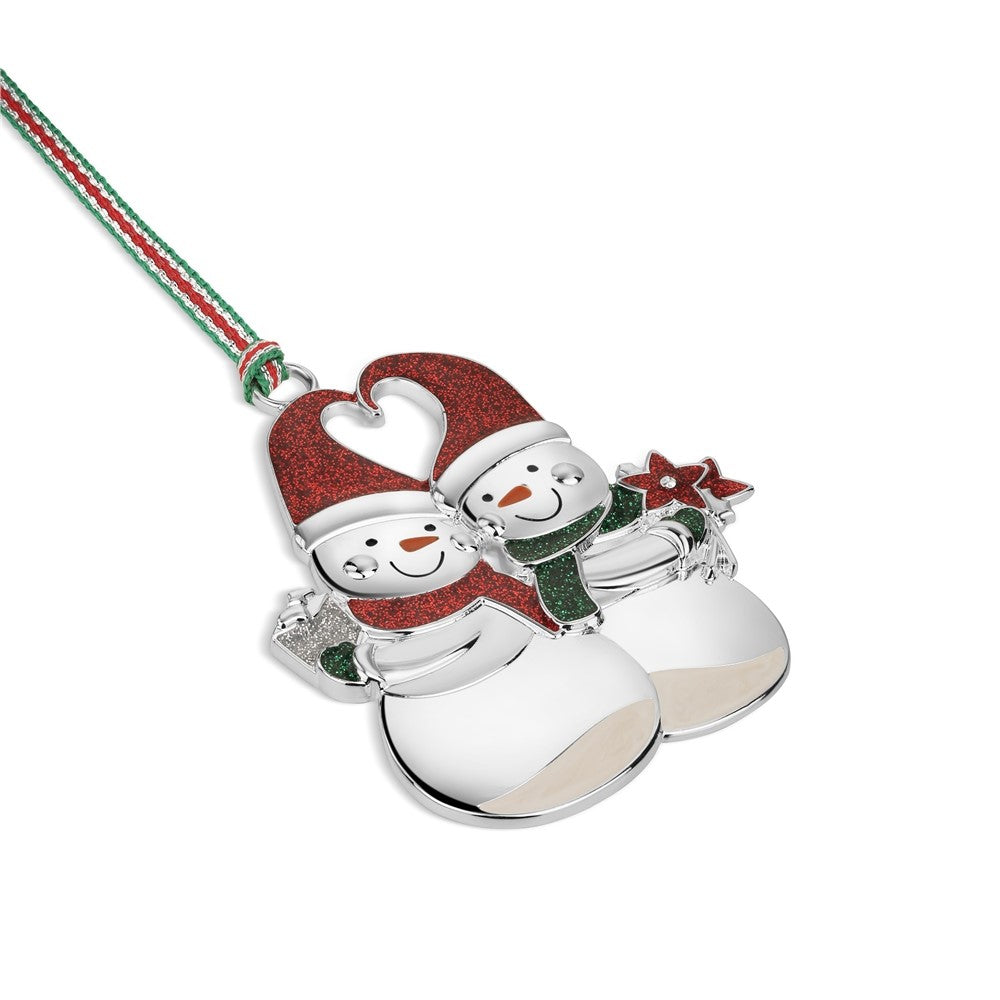 Christmas Snowman Couple decoration - NEW