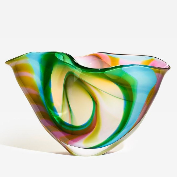 Peter Layton's Rainbow Spirale Flared Vase - XL
