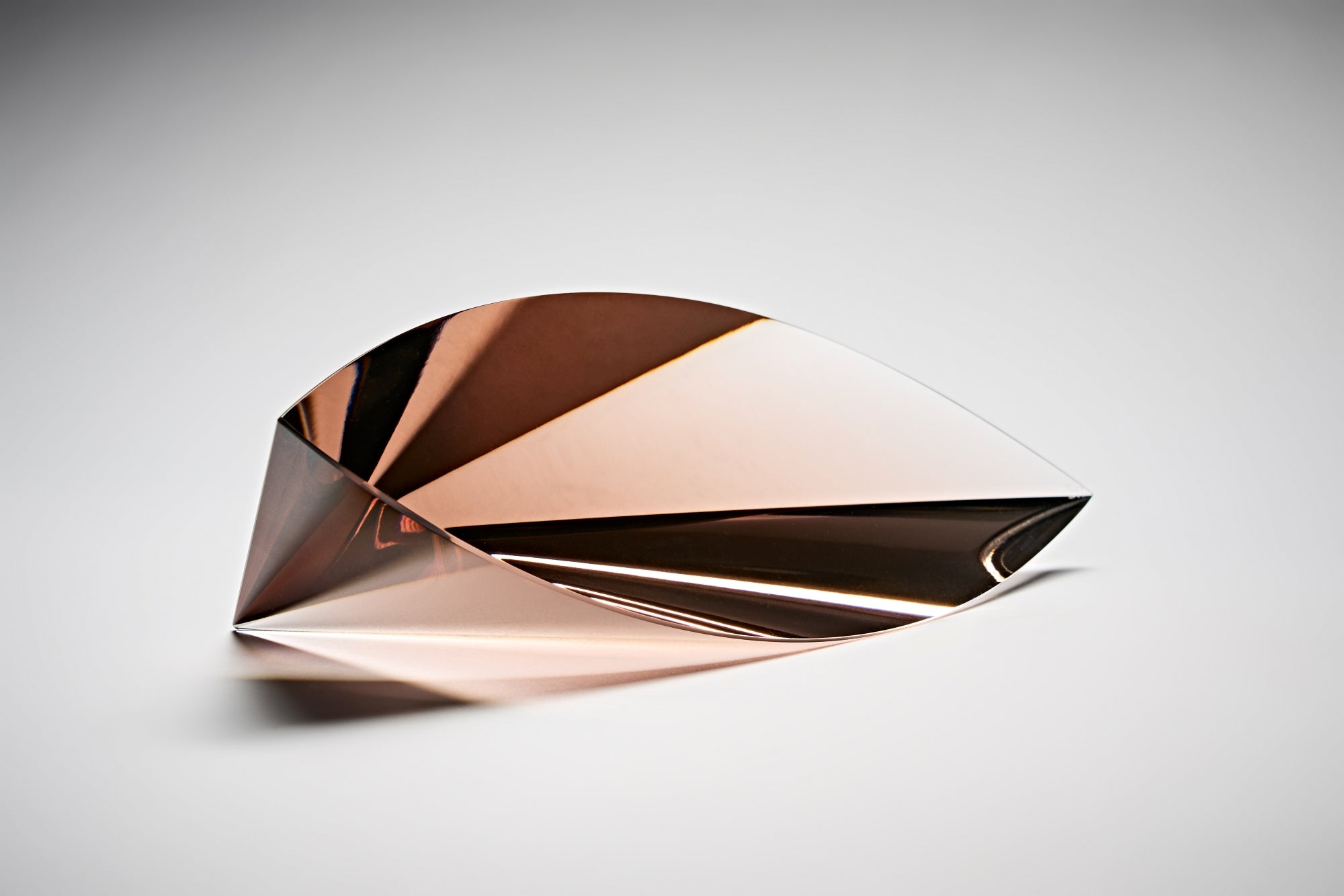 Czech Art Glass - Copper Small Seed sculpture