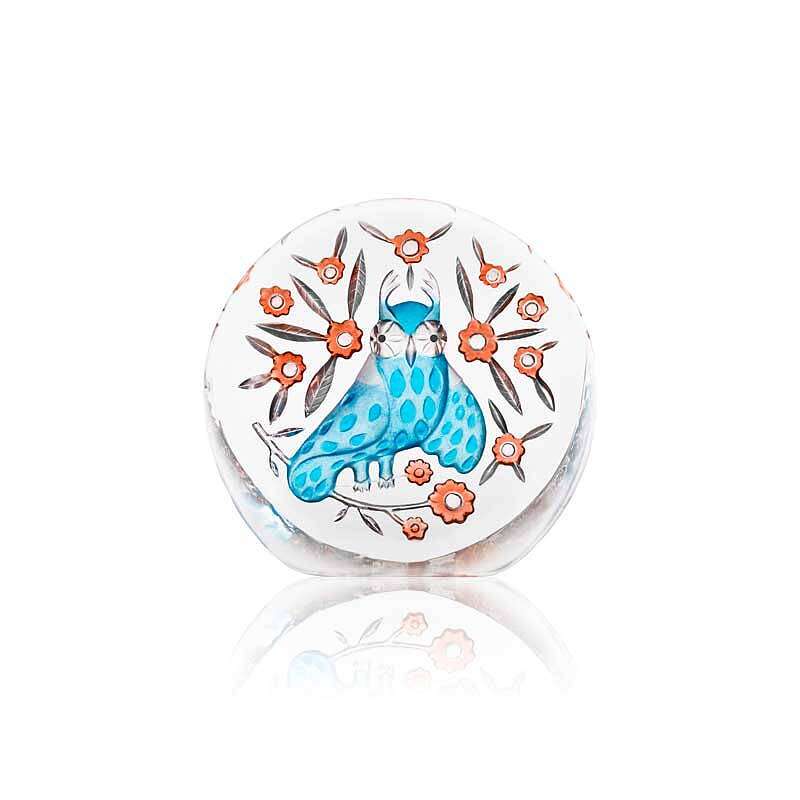 Owl - TALES FROM WILDERNESS crystal object New 2023 design