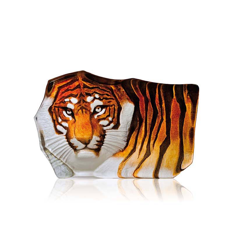 Maleras Tiger small glass sculpture