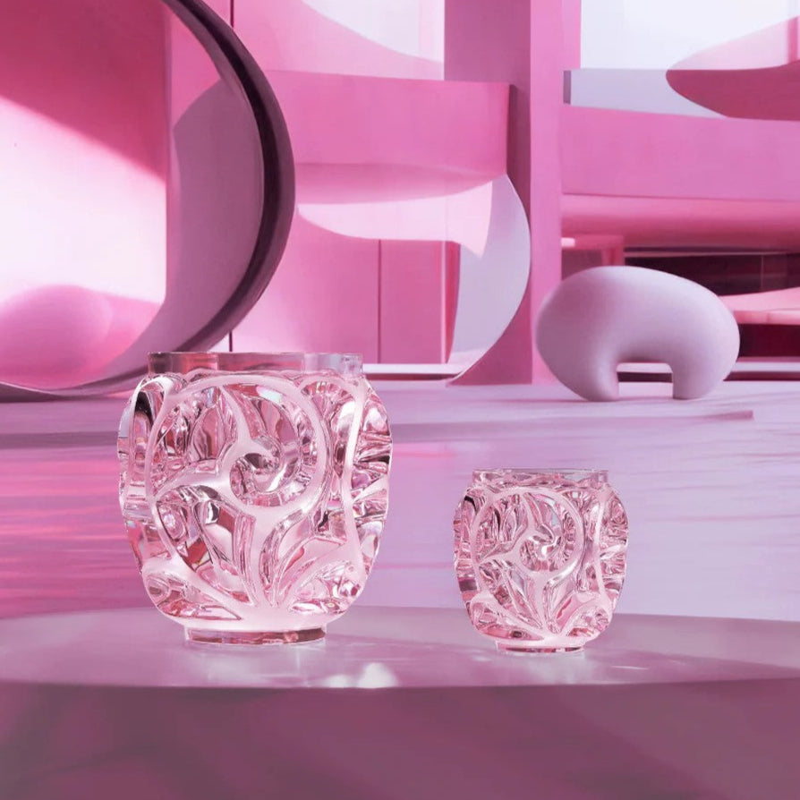 Tourbillon vase pink