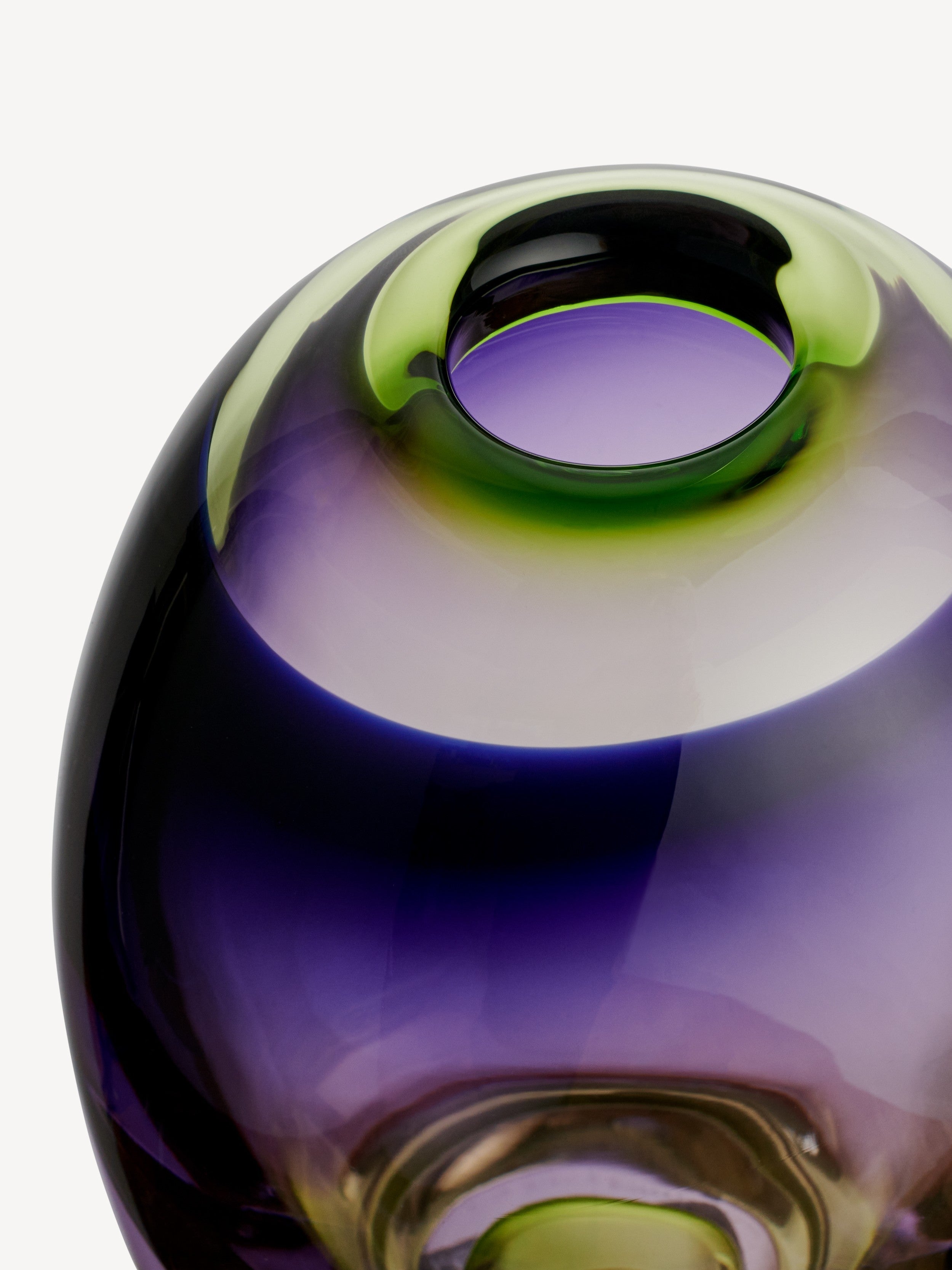 Kosta Boda Vision Vase Green/Purple