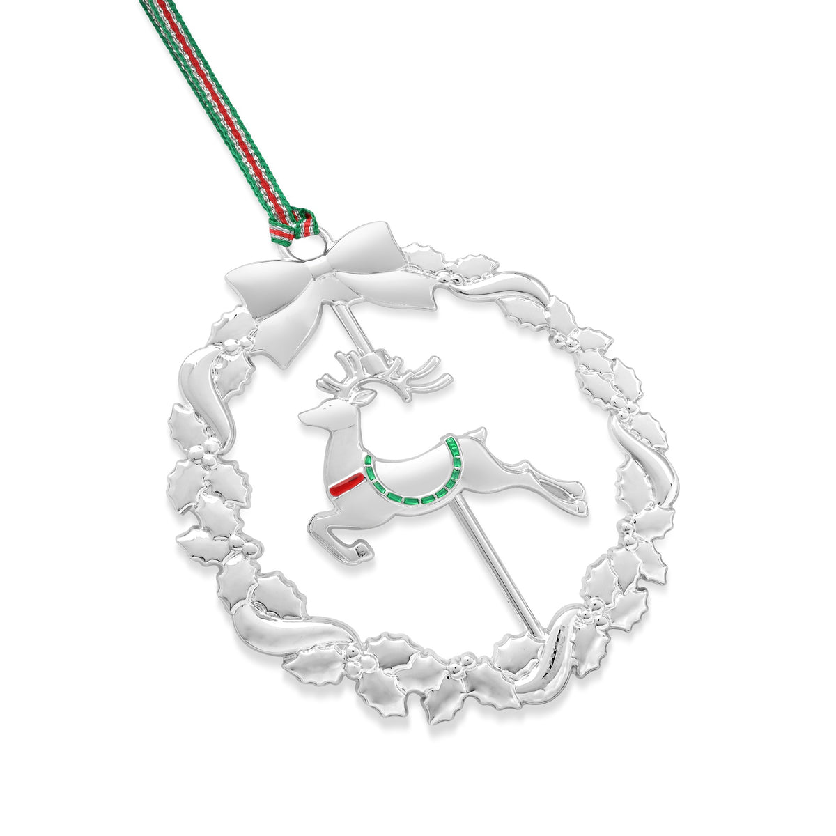 Christmas Reindeer Wreath tree decoration - NEW