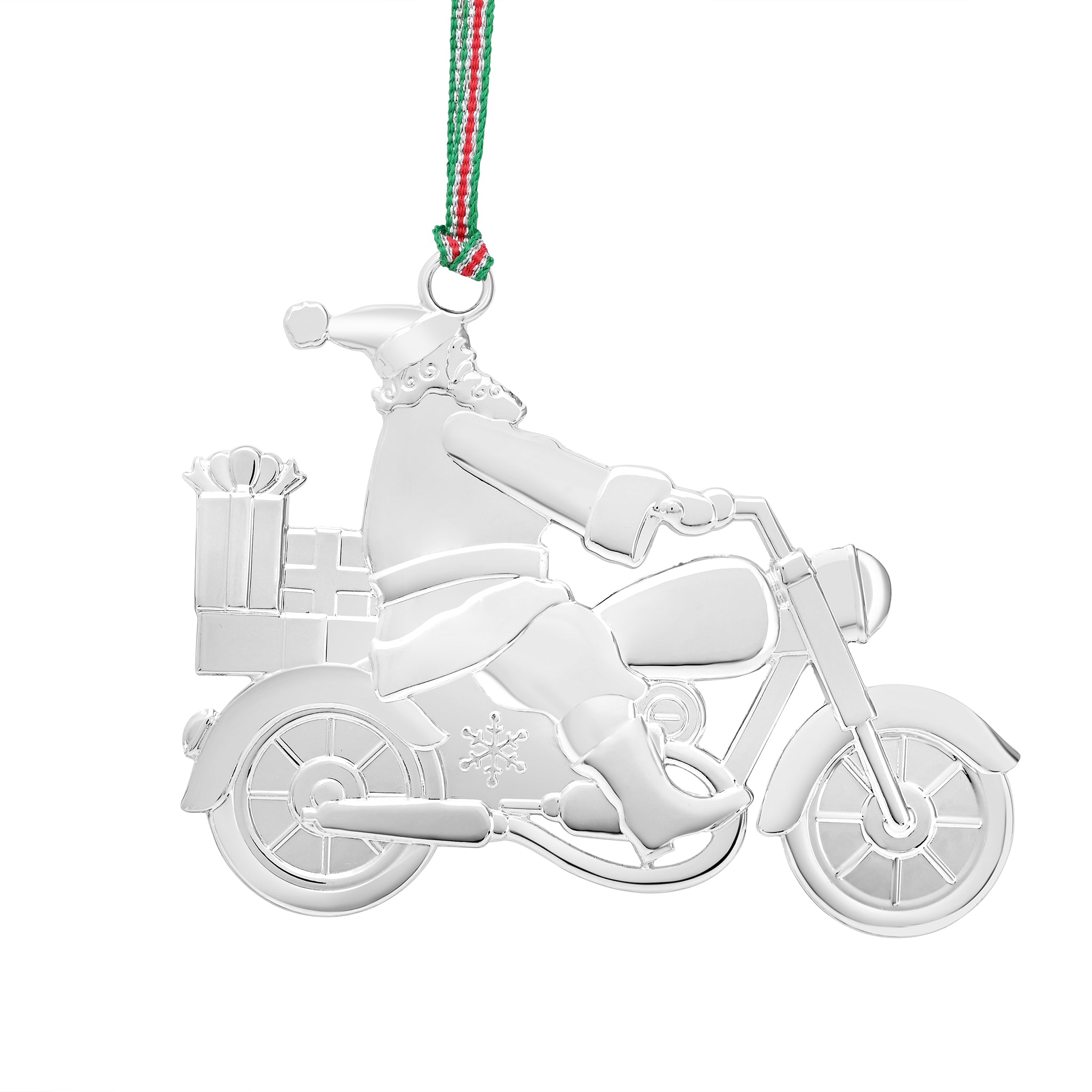 Christmas Santa Motorcycle tree decoration - NEW