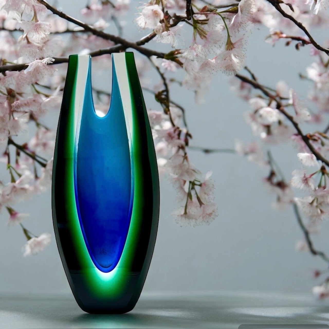 Winter Tall vase