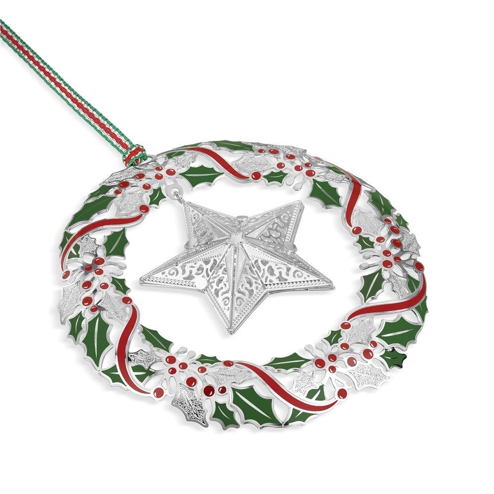 Newbridge Christmas Wreath with Star Tree Decoration - NEW