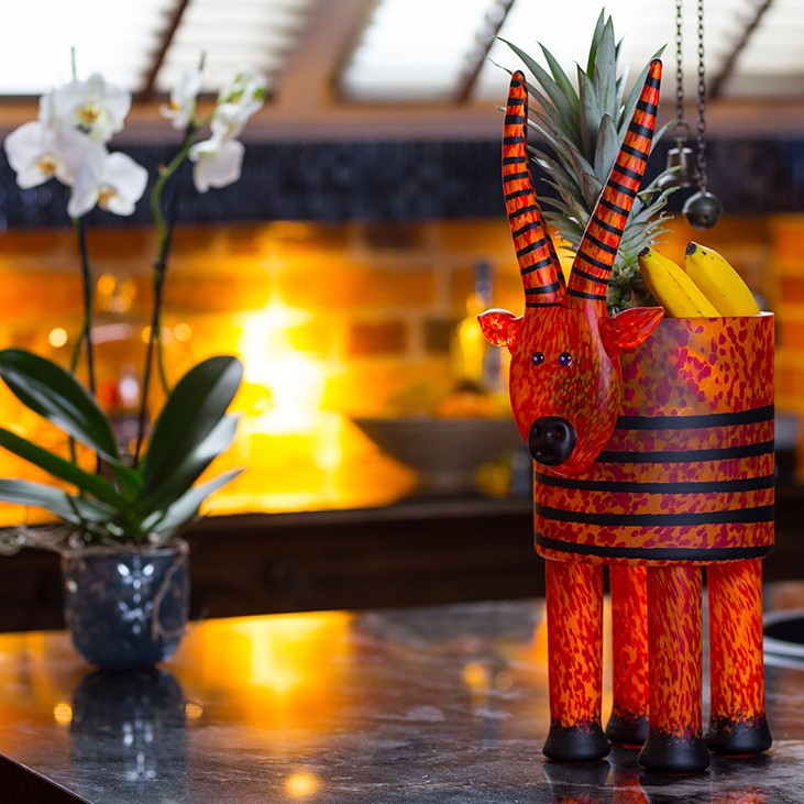 Antilope Vase amber