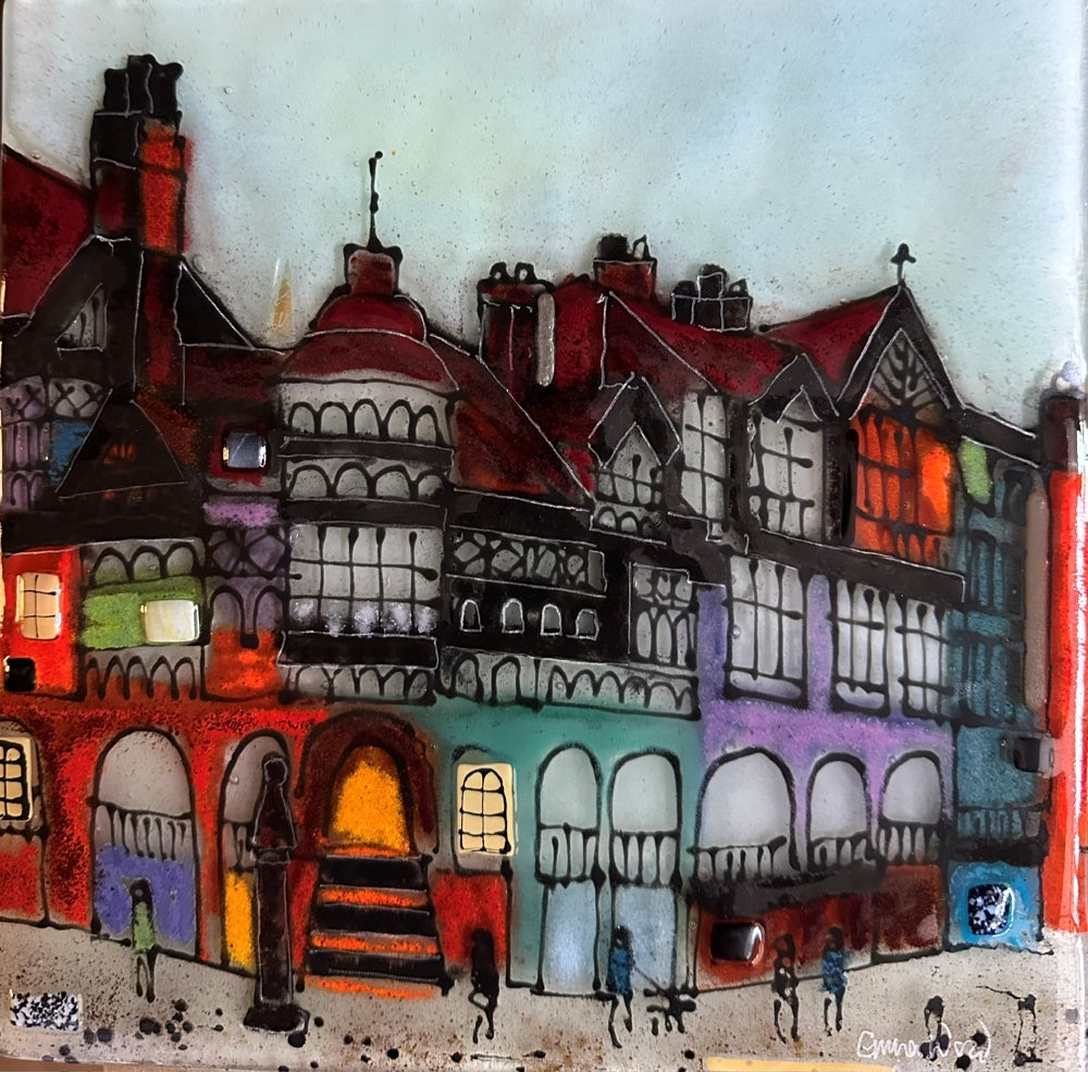 Emma Wood Wall Art - Postcards - Chester Rows